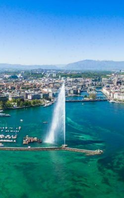 geneve vue lac suisse